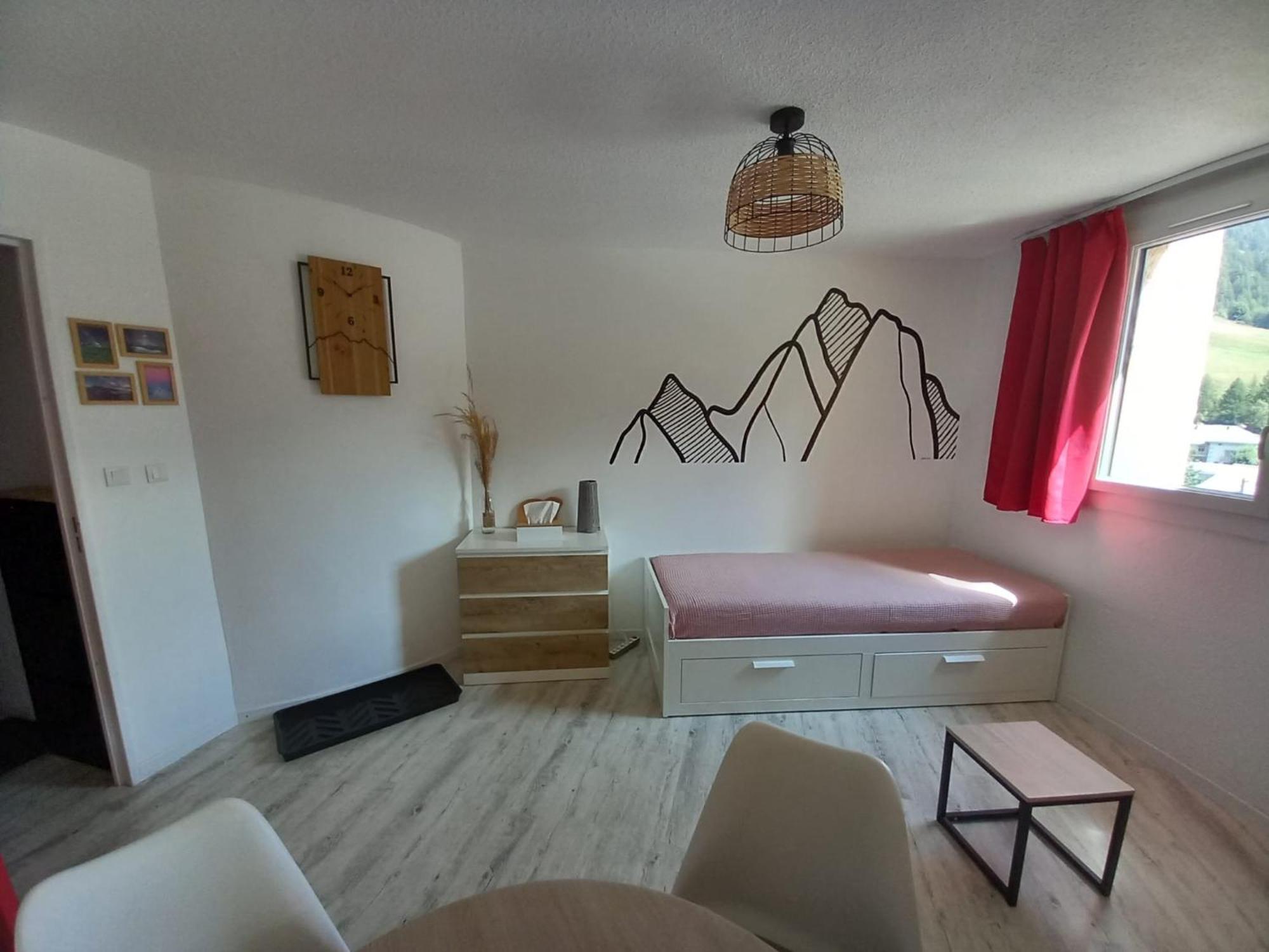 Le Studio Du Queyras Avec Vue Sur La Montagne Abriès Kamer foto